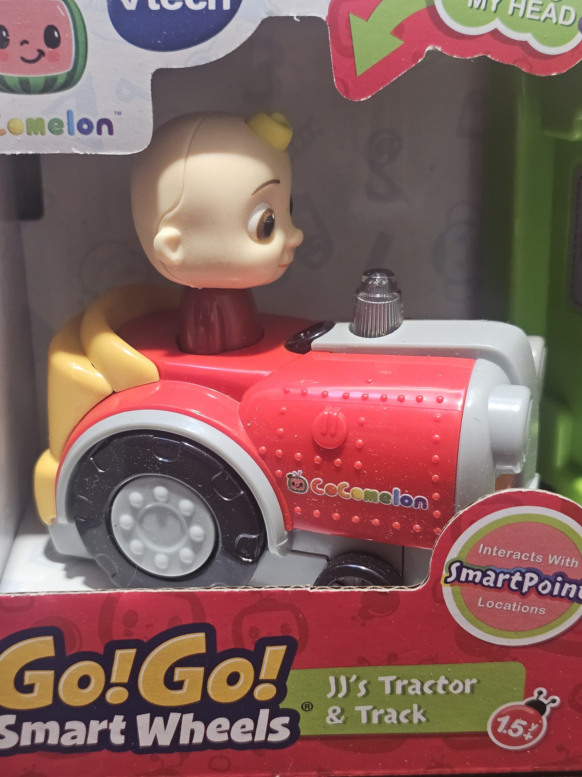 VTech CoComelon Go! Go! Smart Wheels JJ's Tractor & Track - product image 2