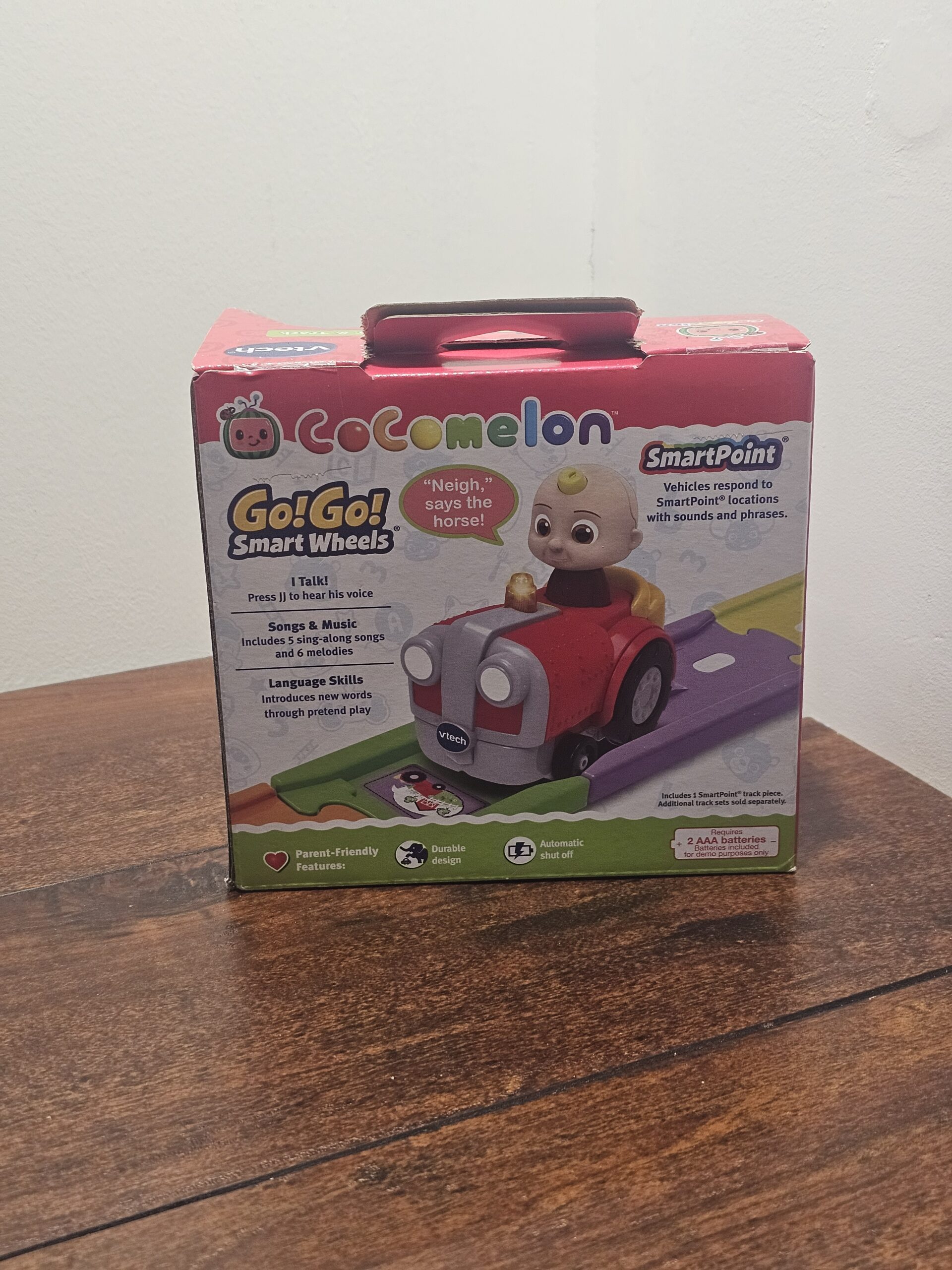 VTech CoComelon Go! Go! Smart Wheels JJ's Tractor & Track - product image 3