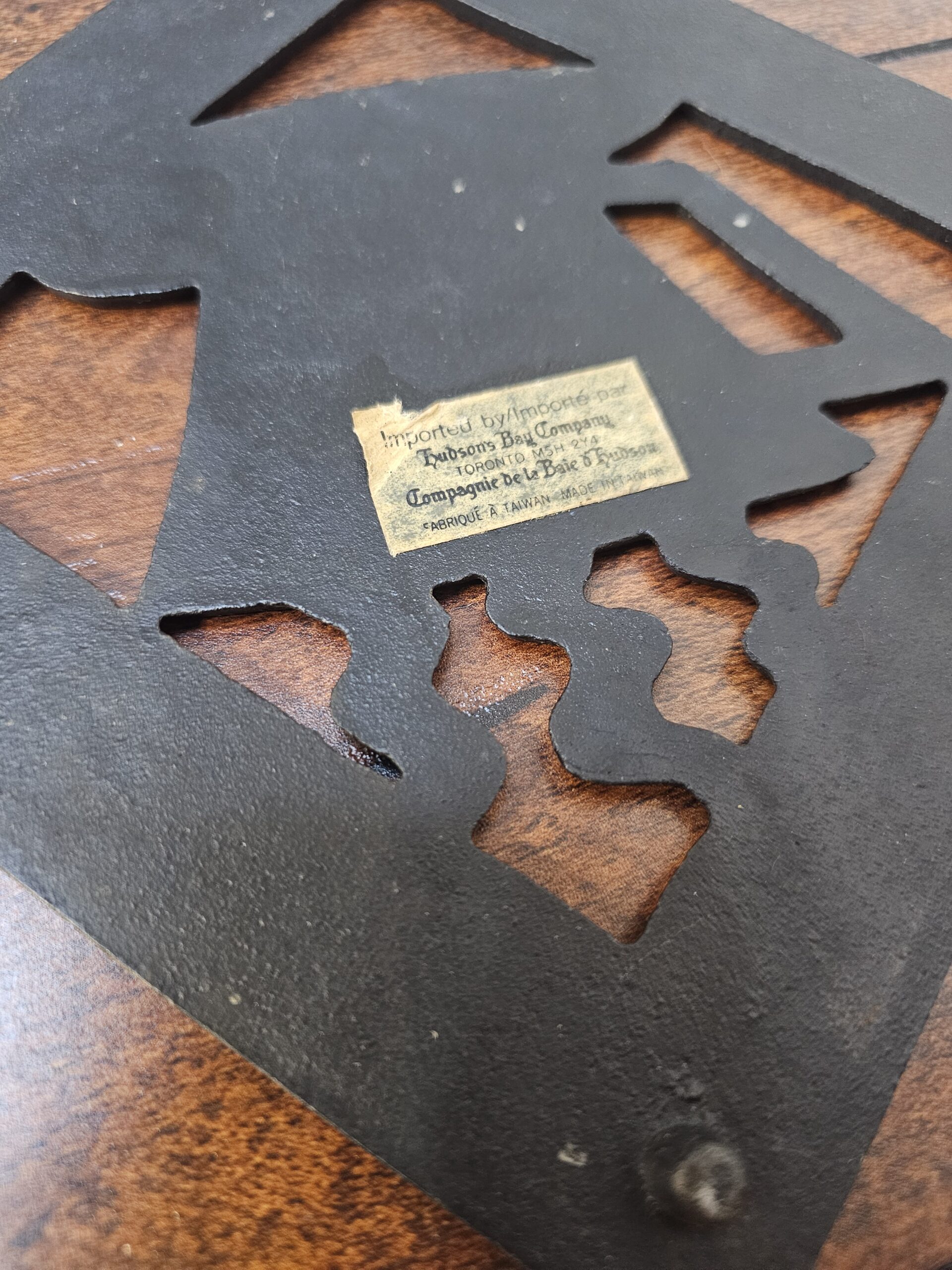 Hudson's Bay Company Cast Iron Trivet with Coffee Cup Design - product image 4