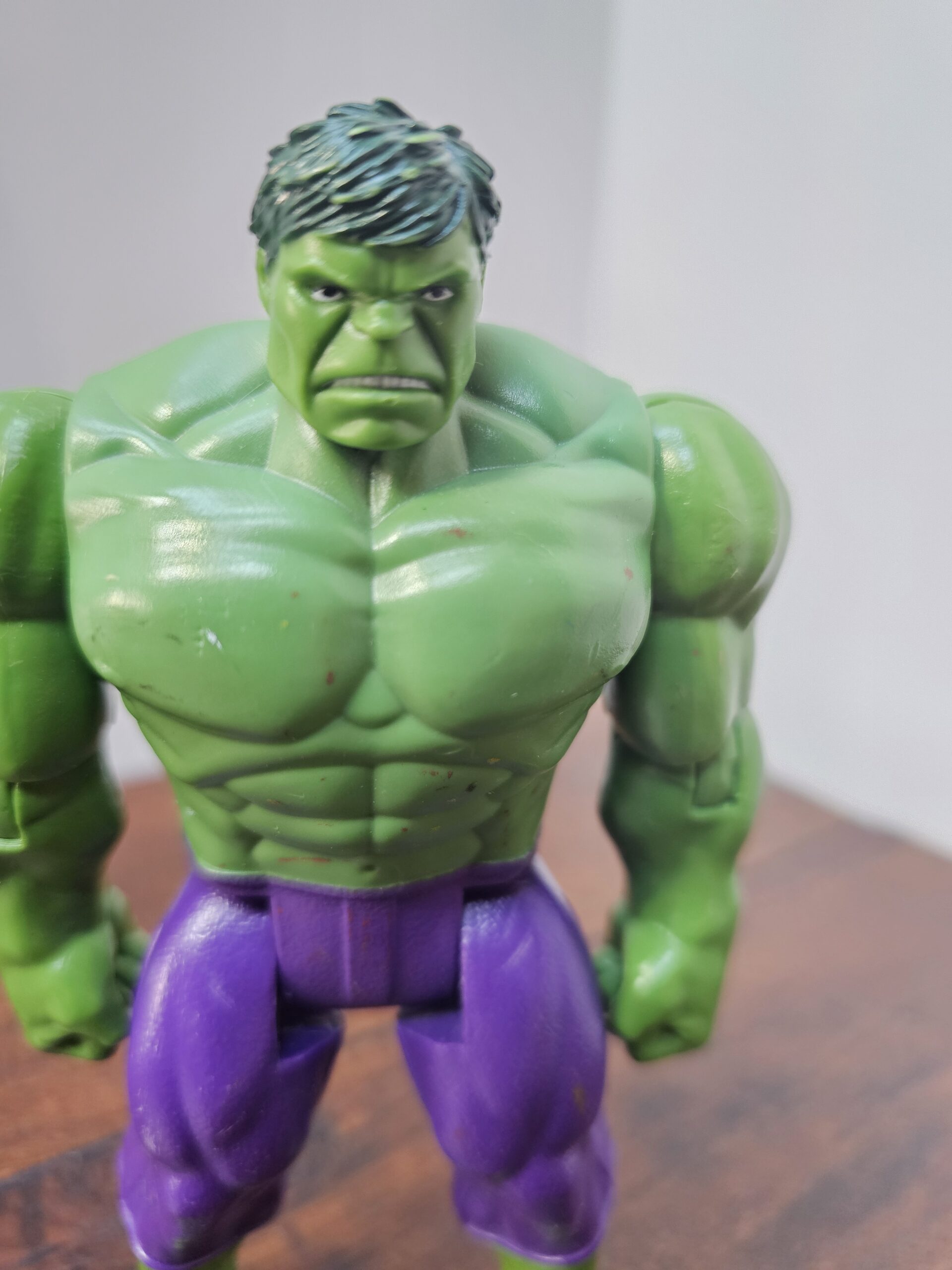 Marvel Hasbro Hulk Action Figure 12 Inch Green Purple Pants - product image 2