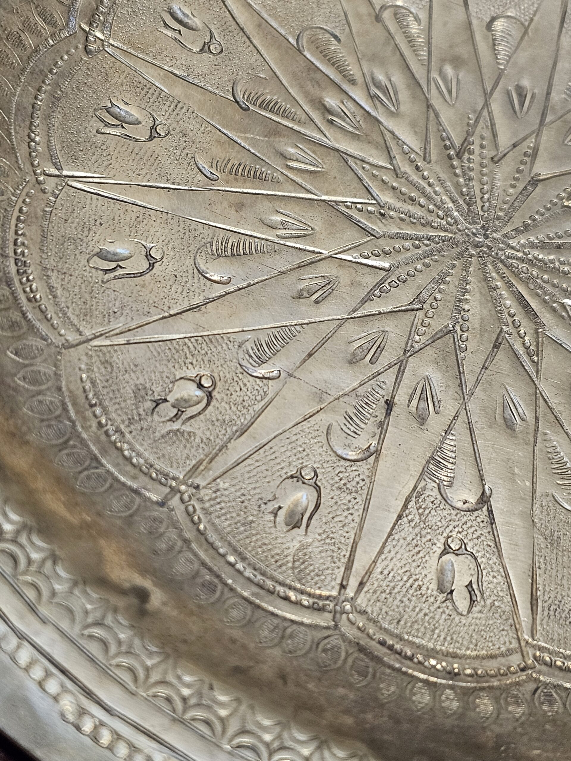 Handcrafted Brass Decorative Plate with Intricate Detailing - product image 4