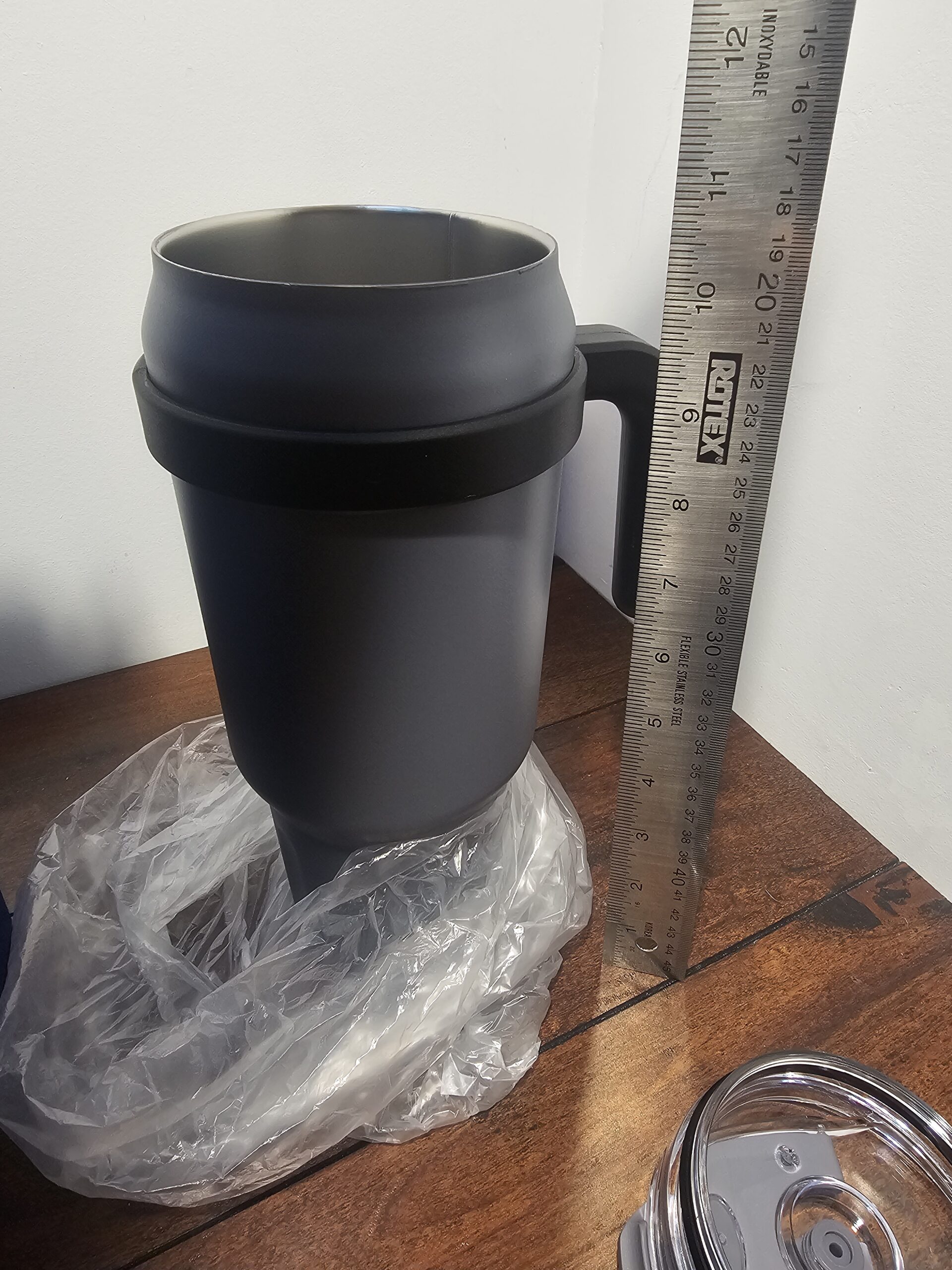 Hyundai Stainless Steel Cup 50oz with Dual Lid and Handle - product image 5