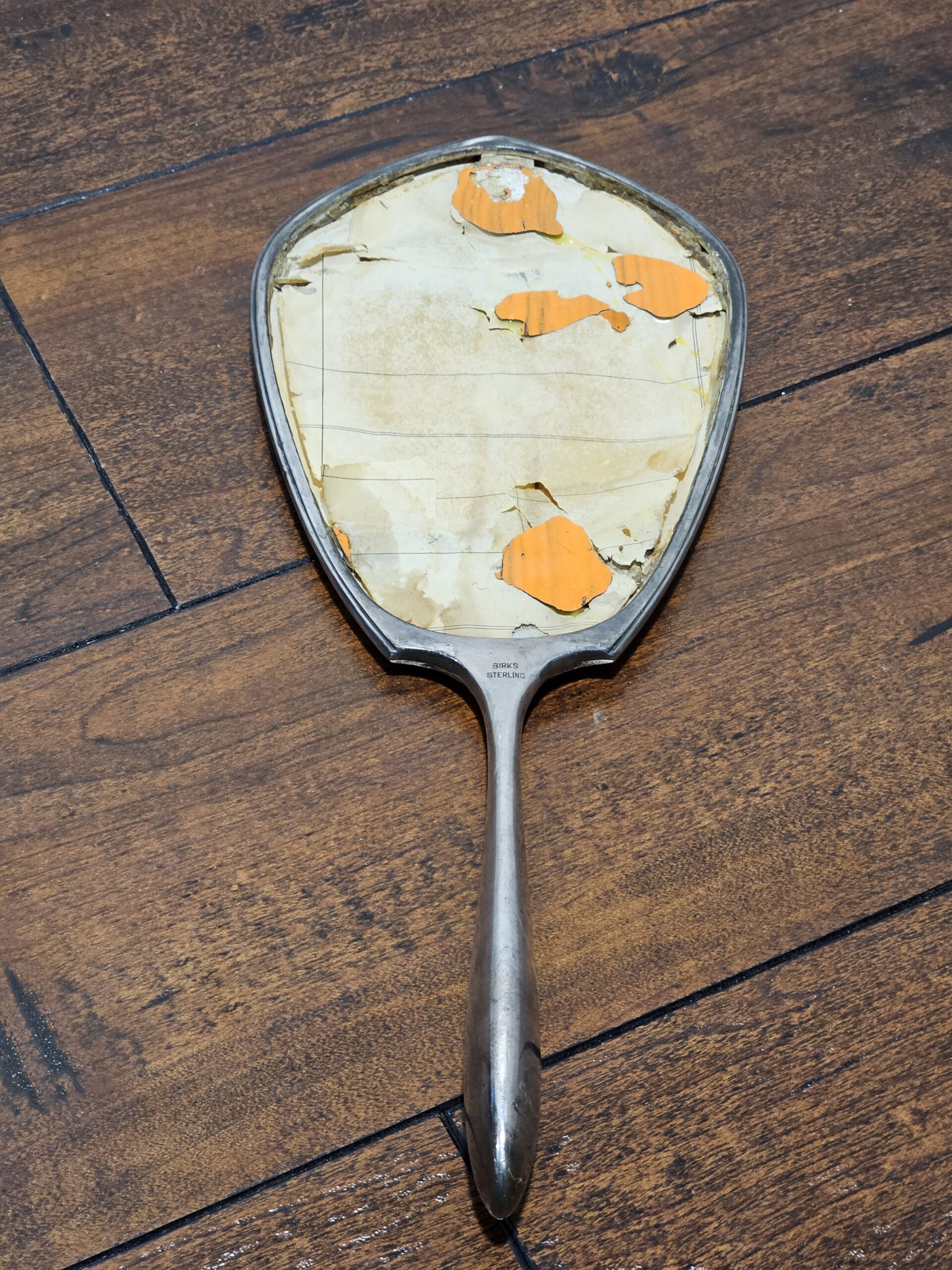 Birks Sterling Silver Hand Mirror Engraved Monogram - product image 5