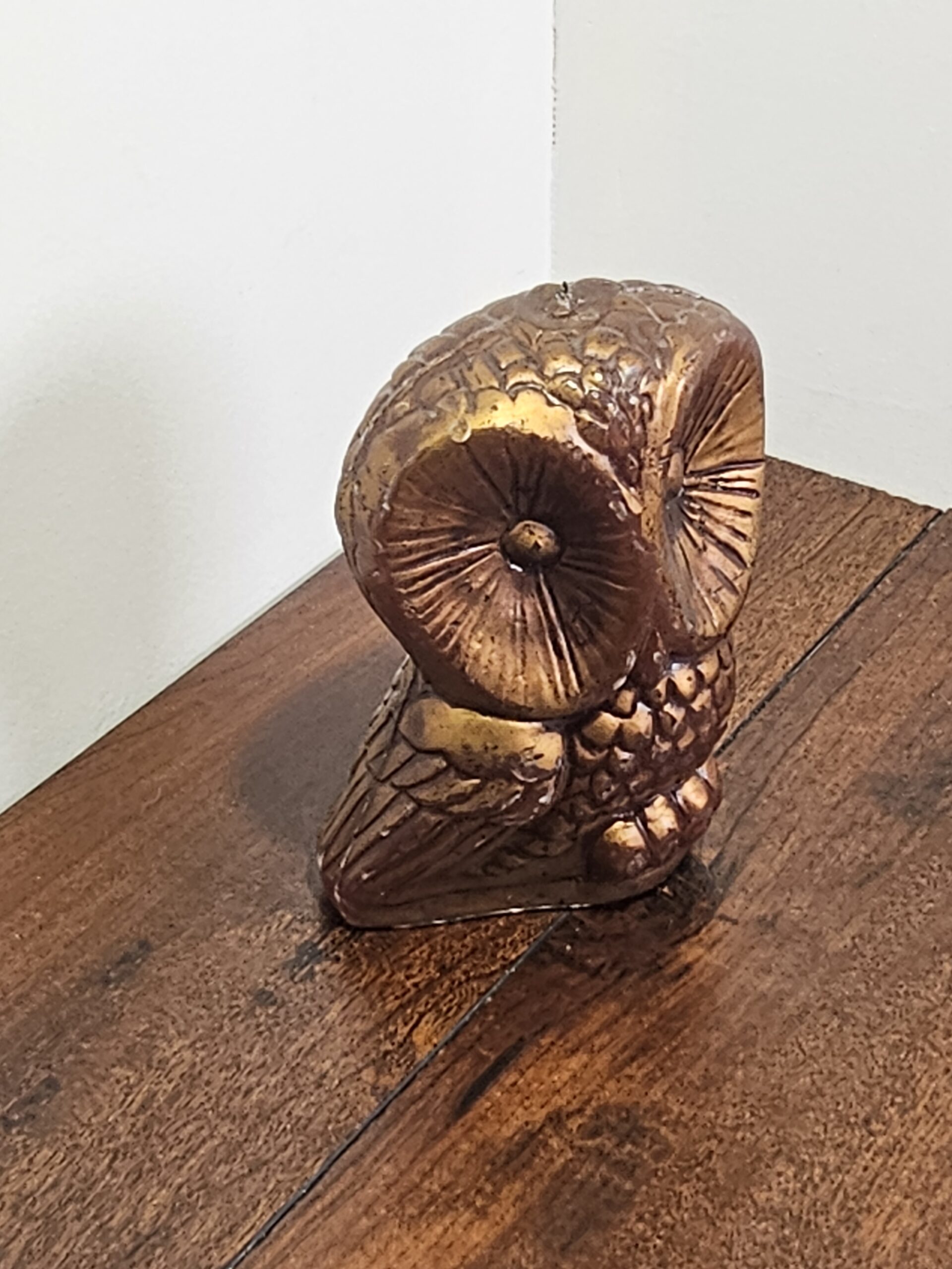 Bronze Owl Figurine Decorative Candle -Inch Tall - product image 3