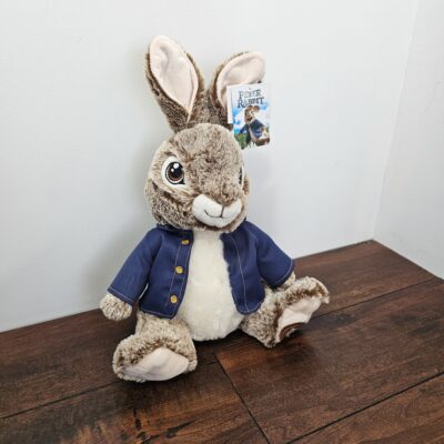Peter Rabbit Plush Toy with Blue Jacket 12-inch - product image 1