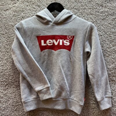 Levi's Kids Gray Hoodie with Red Logo - product image 1