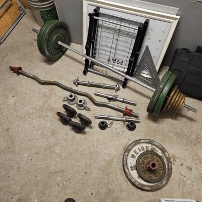 Weider Barbell Set with Weight Plates and Dumbbells - product image 1