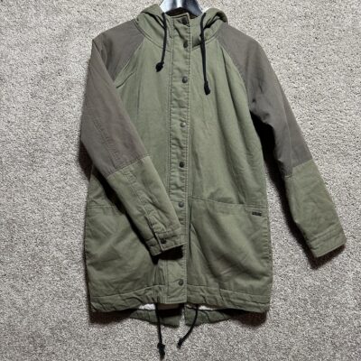 RVCA Men's Hooded Parka Coat with Sherpa Lining - product image 1